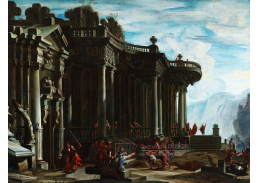 DDSO-553 Domenico Roberti - Architektonické capriccio ze starého Egypta