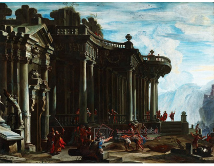 DDSO-553 Domenico Roberti - Architektonické capriccio ze starého Egypta