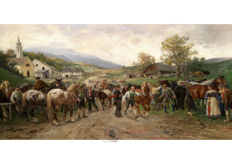 SO XIII-352 Julius von Blaas - Koňský trh