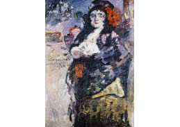 KO II-341 Lovis Corinth - Portrét Charlotte Berend-Corinth ve španělských šatech