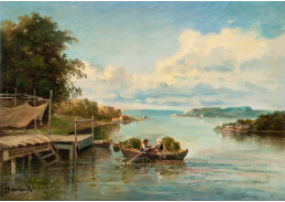 KO IV-255 Josefina Holmlund - Říční krajina