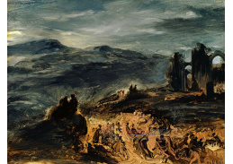 A-1683 Eugene Delacroix - Scéna ze Sabbatu