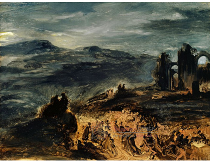 A-1683 Eugene Delacroix - Scéna ze Sabbatu