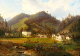 DDSO-4873 Carl Hasch - Pohled na zámek Gutenstein