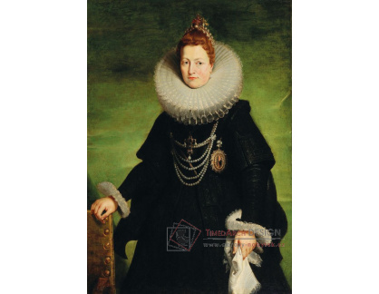 DDSO-2969 Peter Paul Rubens - Portrét Isabelly Clary Eugenie Rakouské