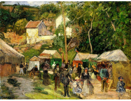 VCP-391 Camille Pissarro - Slavnost v Hermitage