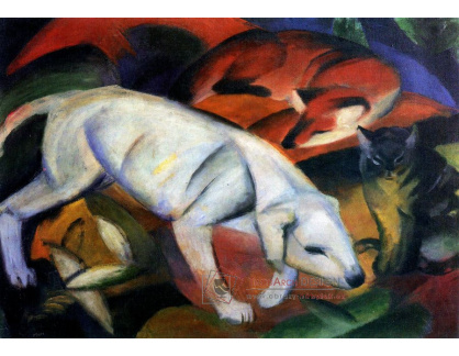 VFM 30 Franz Marc - Tři zvířata