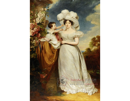PORT-180 George Henry Harlow - Portrét dámy s dítětem