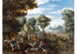 DDSO-4736 Isaak van Oosten - Vesnická scéna