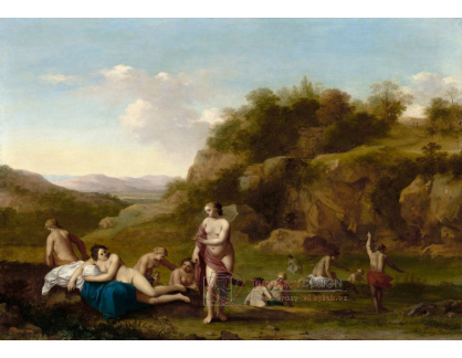 D-7105 Cornelis van Poelenburgh - Krajina s ženskými akty