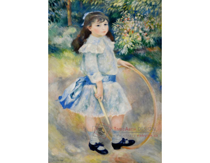 A-4993 Pierre-Auguste Renoir - Dívka s obručí