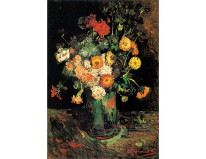 R2-519 Vincent van Gogh - Váza s ciniemi a muškáty