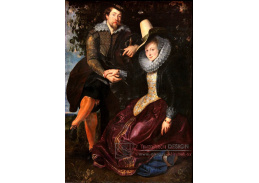 VRU45 Peter Paul Rubens - Autoportrét s manželkou Isabellou Brandt