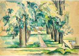 VR10-22 Paul Cézanne - Kaštanová alej v Jas de Bouffan