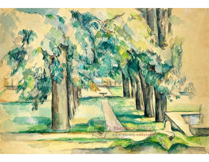 VR10-22 Paul Cézanne - Kaštanová alej v Jas de Bouffan