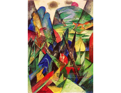 VFM 10 Franz Marc - Lišky