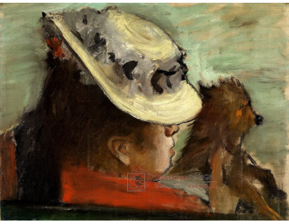 A-192 Edgar Degas - Žena se psem