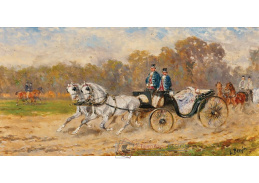 A-7166 Alexander von Bensa - Motiv z Prátru u Vídně