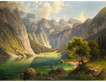 A-8635 Daniel Somogyi - Pohled na Obersee v Bavorsku