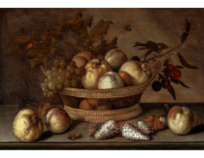 D-5820 Balthasar van der Ast - Zátiší s košíkem třešní, jablek, broskví a hroznů