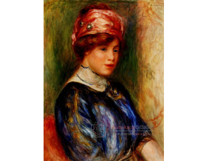 D-6895 Pierre-Auguste Renoir - Mladá žena v modrém