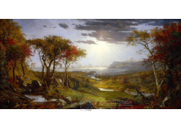 D-8364 Jasper Francis Cropsey - Podzim na řece Hudson