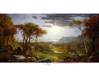 D-8364 Jasper Francis Cropsey - Podzim na řece Hudson