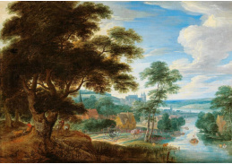 D-8921 Jan Brueghel a Philips de Momper - Široká říční krajina