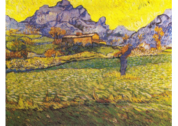 A-27 Vincent van Gogh - Louka v horách Le Mas de Saint Paul