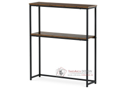 CT-G1082 OLW, konzolový stolek, černá / staré dřevo