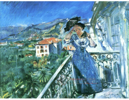 VLC 30 Lovis Corinth - Na balkóně v Bordighera