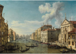 DDSO-1535 Canaletto - Grand Canal s kostelem San Stae v Benátkách