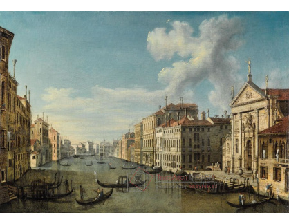 DDSO-1535 Canaletto - Grand Canal s kostelem San Stae v Benátkách