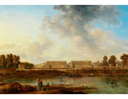 SO XI-73 Jean Alexandre Noel - Pohled na Palác Ludvíka XV