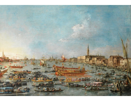 SO XI-489 Francesco Guardi - Bucintoro festival v Benátkách
