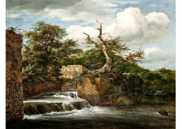 KO III-184 Jacob van Ruisdael - Krajina se zříceninou mlýna
