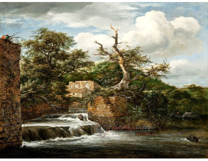 KO III-184 Jacob van Ruisdael - Krajina se zříceninou mlýna