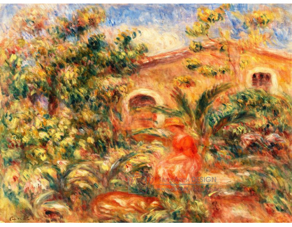 D-6849 Pierre-Auguste Renoir - Krajina se ženou a psem