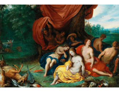 D-8844 Jan Brueghel a Hendrik van Balen - Diana a její nymfy po lovu