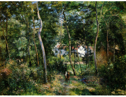 VCP-352 Camille Pissarro - Lesní porost v Hermitage