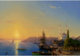 VR-368 Ivan Konstantinovič Ajvazovskij - Pohled na Konstantinopol a Bospor