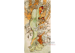 VAM107 Alfons Mucha - Winter