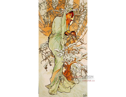 VAM107 Alfons Mucha - Winter