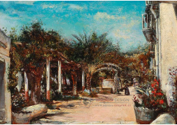 DDSO-1794 Neznámý autor - Vchod do hotelu Fiorentini v Sorrento