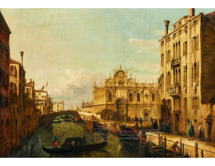 A-2085 Francesco Zanin - Rio dei Mendicanti a Scuola di San Marco v Benátkác