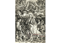 VR12-129 Albrecht Dürer - Madonna obklopená mnoha anděly