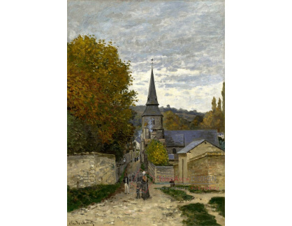A-7756 Claude Monet - Ulice v Sainte-Adresse