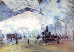 VCM 5 Claude Monet - Nádraží v Saint Lazare v Paříži