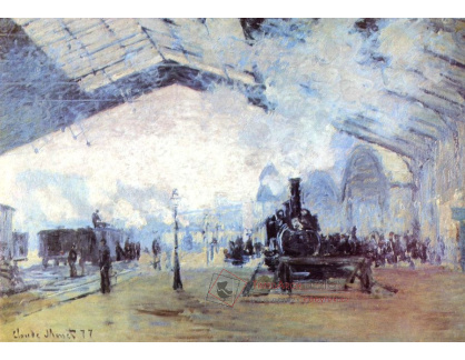 VCM 5 Claude Monet - Nádraží v Saint Lazare v Paříži