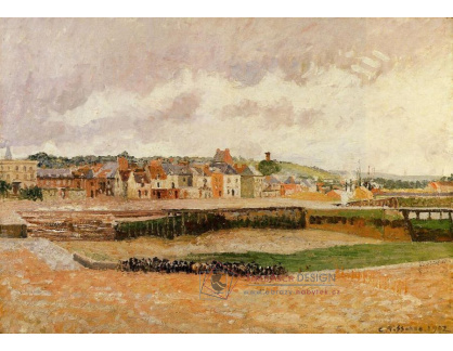 VCP-101 Camille Pissarro - Opolední odliv v Dieppe